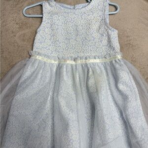 Cat & Jack Blue Floral Kids Dress